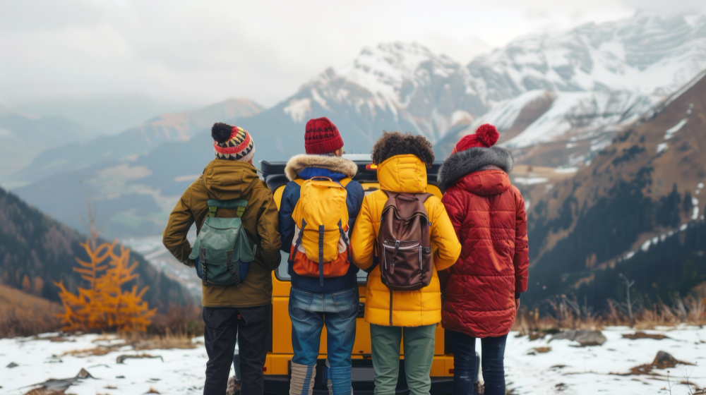 A group of travel guides smiling